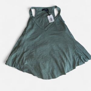 Women's Sleeveless Swing Tank Top in Sage Green